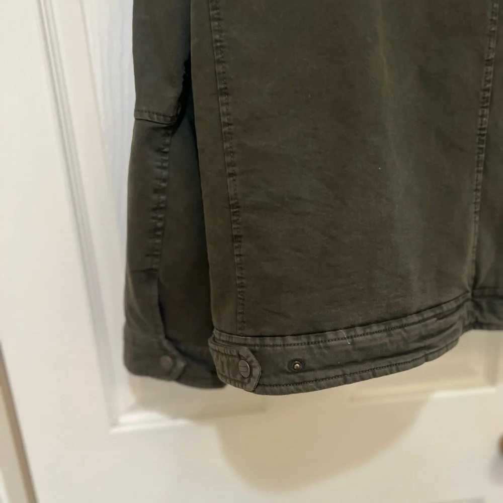 Levi's Men sz XXL Olive Green Zip/Snap Front‎ Utility Jacket gorpcore grunge